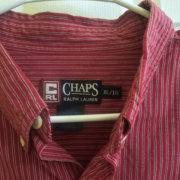 Chaps Ralph Lauren Mens XL Red Shirt - Picture 2 of 3